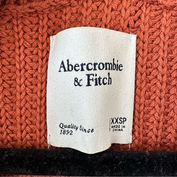 Abercrombie & Fitch Burnt Orange Sweater Mini Vest Dress (Size:XXS) - Picture 6 of 6